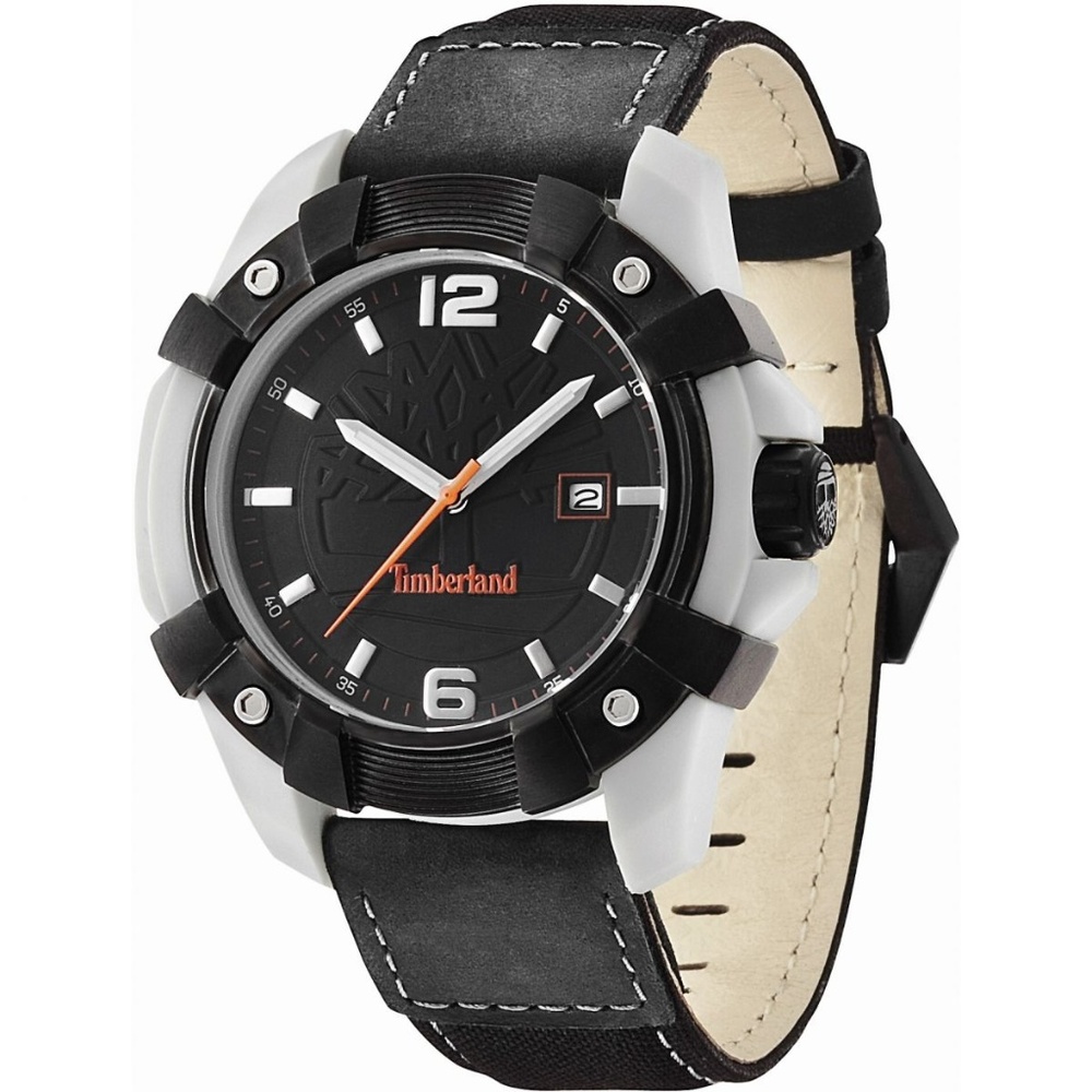Timberland Chocorua Leather Strap Watch 45mm 13326